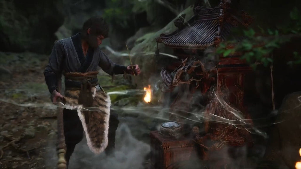 The Mysterious Fusion of Black Wukong and Traditional Incense Culture